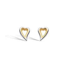 Love Story Heart Studs