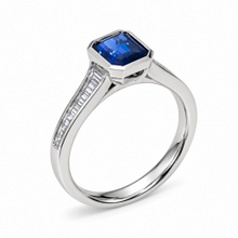 Sapphire & Diamond Ring