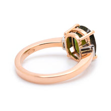 Tourmaline & Diamond Ring
