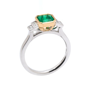 Emerald & Diamond Ring