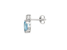 Blue Topaz Drop Earrings