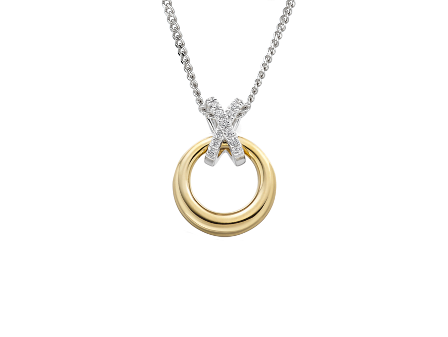 Diamond Kiss Pendant