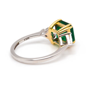 Emerald & Diamond Ring