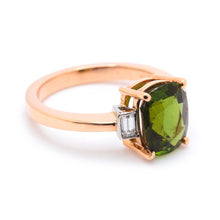 Tourmaline & Diamond Ring
