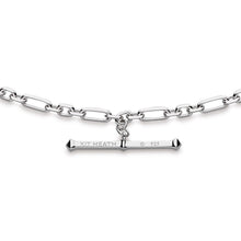 Revival Figaro Chain Link T-bar Style Necklace