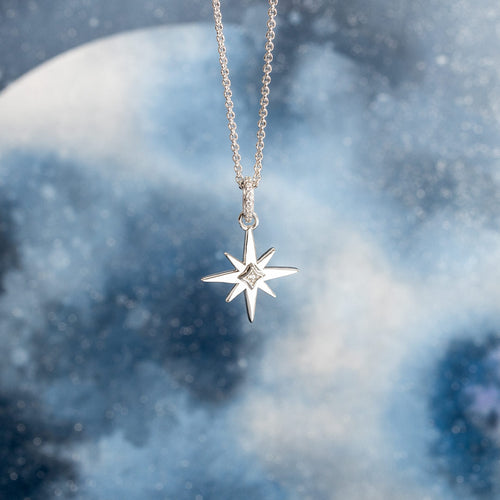 North Star Pavé Necklac