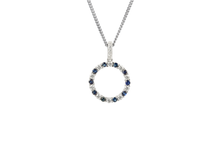 Circle of Life Sapphire Pendant