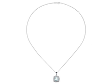 Aquamarine Cluster Pendant