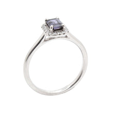 Purple Spinel & Diamond Ring