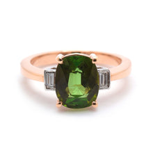Tourmaline & Diamond Ring