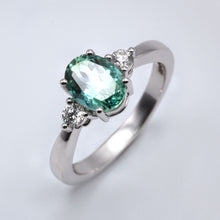 Green Tourmaline Ring