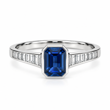 Sapphire & Diamond Ring