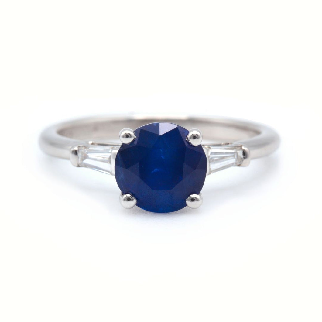 Sapphire & Diamond Ring