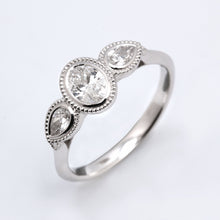 Oval & Pear Trilogy Ring