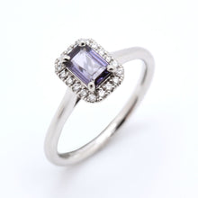 Purple Spinel & Diamond Ring