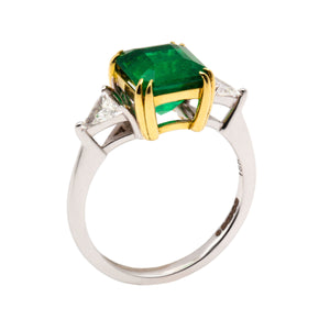 Emerald & Diamond Ring