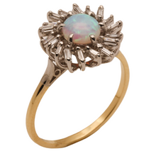 Opal and Diamond Ring