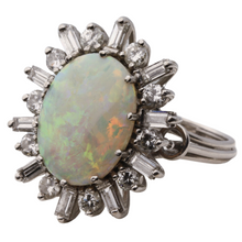 Opal and Diamond Ring