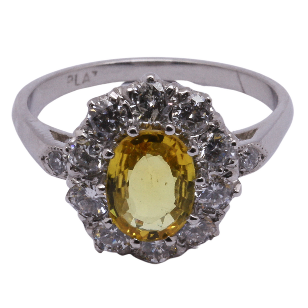 Sapphire & Diamond Ring