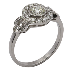 Diamond Cluster Ring