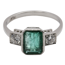 Emerald & Diamond Ring
