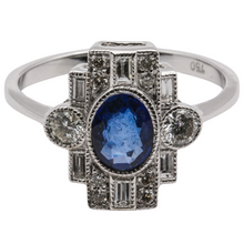 Sapphire & Diamond Ring