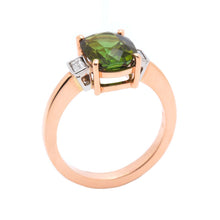 Tourmaline & Diamond Ring