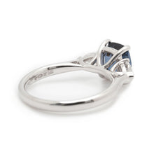 Blue Spinel & Diamond Ring
