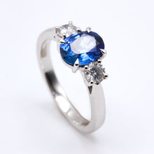 Sapphire & Diamond Ring