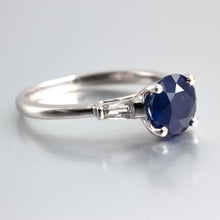 Sapphire & Diamond Ring