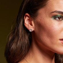 Shimmer Circle Studs