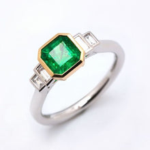 Emerald & Diamond Ring