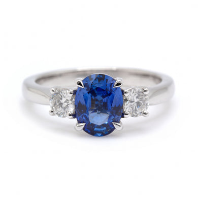 Sapphire & Diamond Ring