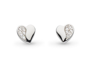 Sparkle Sweet Heart Earrings - Cockrams Jewellers