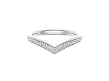 Diamond Wishbone Wedding Ring
