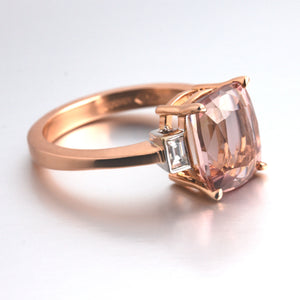 Tourmaline & Diamond Ring