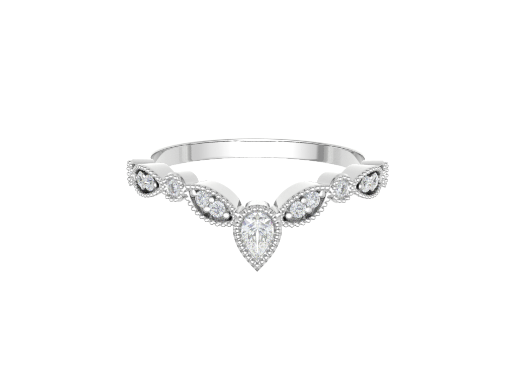Tiara Diamond Wedding Ring